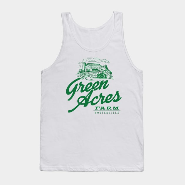 Green Acres Tank Top by MindsparkCreative